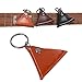 Guitar Pick Bag, Guitar Pick Organizer Pouch Guitar Plectrums Bag Portable Keychain Design Guitar Pick Holder Case (Orange)