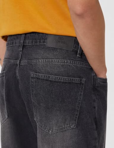 Image of Amazon Brand - Symbol Men's Baggy Cargo Jeans (Loose Fit | 100% Cotton)
