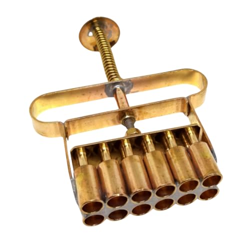 Bua Loy Thai Dessert Press Mold - 9mm Tablets, Press 12 Tablets at Once, Brass Traditional Kitchenware for Dumplings in Coconut Milk, Durable, Easy to Clean, Ideal for Snacks & Bubble Tea Pearls