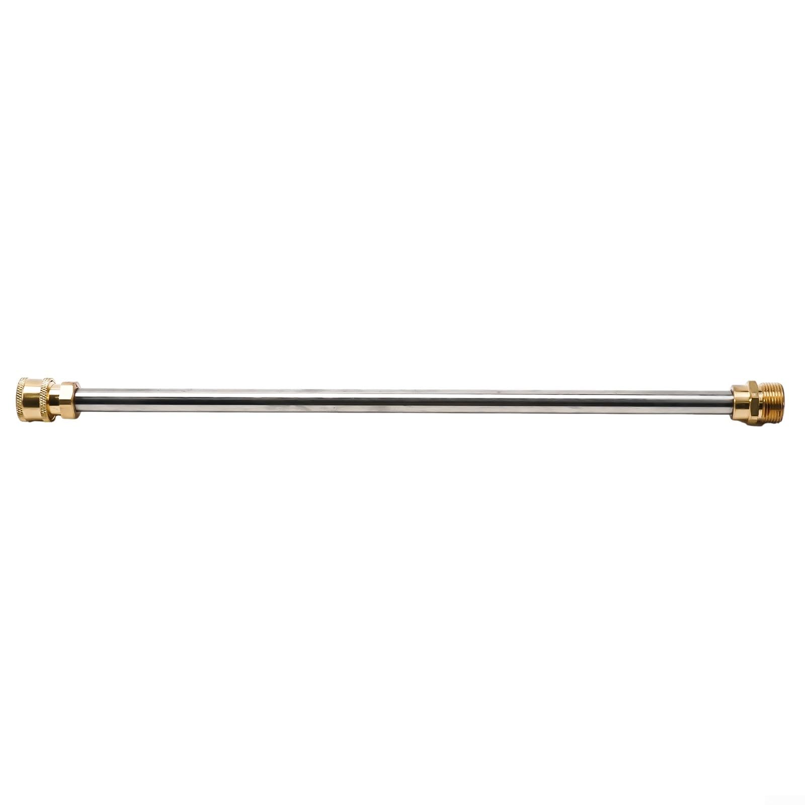 High Pressure Washer Extension WANDs Stainless Steel Lance M22 Thread 4000 PSI Power Washer Rod 16 Inch Cleaning WANDs Replacement Gas Petrol Pressure Washer