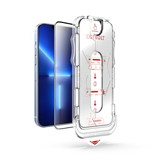 Image of Tempered Glass for iPhone 13 Pro Max /iPhone 14 Plus Tempered Glass Screen Protector with (Easy Installation Kit) Anti Scratch, Bubble Free