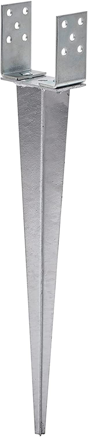 Supporto per palo, 0 – 140 mm, regolabile, manicotto di arresto a terra, con manicotto azionato a fuoco