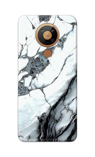 Image of Printed Hard Back Cover for Nokia 5.3 Back Cover (Marble Design -K1) -190724(DP)
