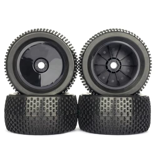 Pneus Tout-Terrain 1/8 RC adaptateur 17mm roues complètes de rechange pour voiture speed truck