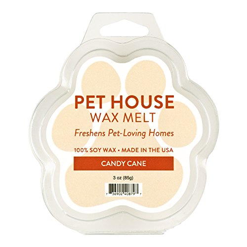 Image of Pet House Candy Cane Scented Holiday Wax Melts - Natural, Long-Lasting, Plant Based Pet Friendly Holiday Wax Melts Pack of 2