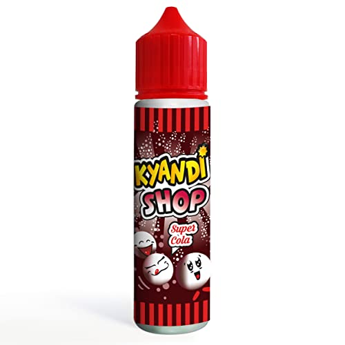 KYANDI SHOP E-Liquide pour Cigarette Électronique 50 ml Super Cola sans Nicotine Ni Tabac