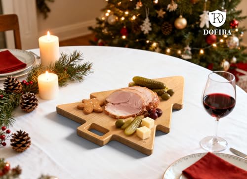 Tabla de cortar de madera en forma de árbol de Navidad miniatura 7
