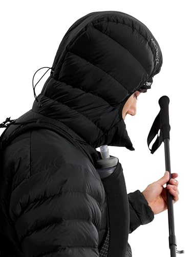 Image of Arc'teryx Cerium Hoody, Men's Down Jacket | Packable, Insulated Men's Winter Jacket with Hood | Black, X-Large