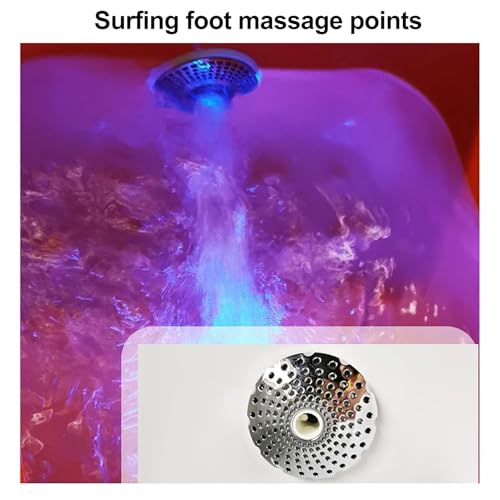 Baño de pies acrílico con masaje y luz ambiental miniatura 4