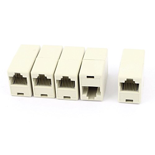 Aexit Adaptadores RJ45 Female a Female 5 Pzs miniatura 1
