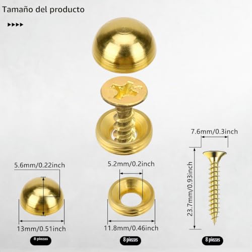 Mejores review On-line Tornillos de latón para acabados finos los más recomendados. 11 Imagen adicional