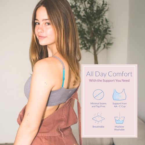 Bleum Petal Padded Bra | Teens & Tweens Bra, Sewn-In Pads, Adjustable, Seamless3