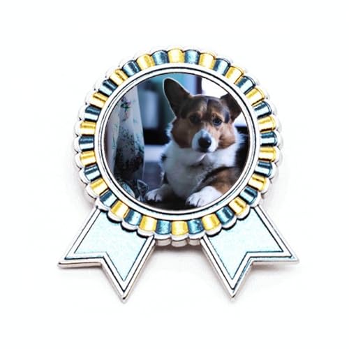 Broche Corgi chien en métal lly pour sublimer votre veste en jean