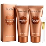 Boaccy FerméLuxe Peel-Off Face Mask, Herbal Facial Mask with Niacinamide & Licorice Root Extract, Radiance & Clarifying Formula for Smooth, Refreshed and Balanced-Looking Skin, 3.4 oz (2)