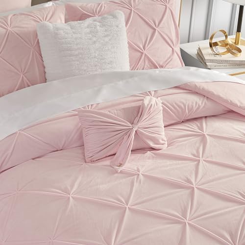 Juicy Couture Velvet Bow Designer Decorative Pillow - 10\"x18\", Light Pink - Thumbnail 5