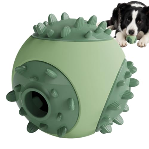Leckerli- Ball für Hunde, interaktives Puzzle- Spielzeug für geistige Stimulation und langsames Füttern, bissfestes- Design mit Futterspendersystem, Aktivitätsspielzeug für drinnen und-6