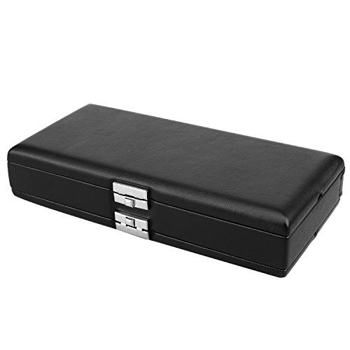 Durable Double Layers Pu Leather Bassoon Reeds Storage Case Box Holder For 20 Bassoon Reeds Black #TOP2