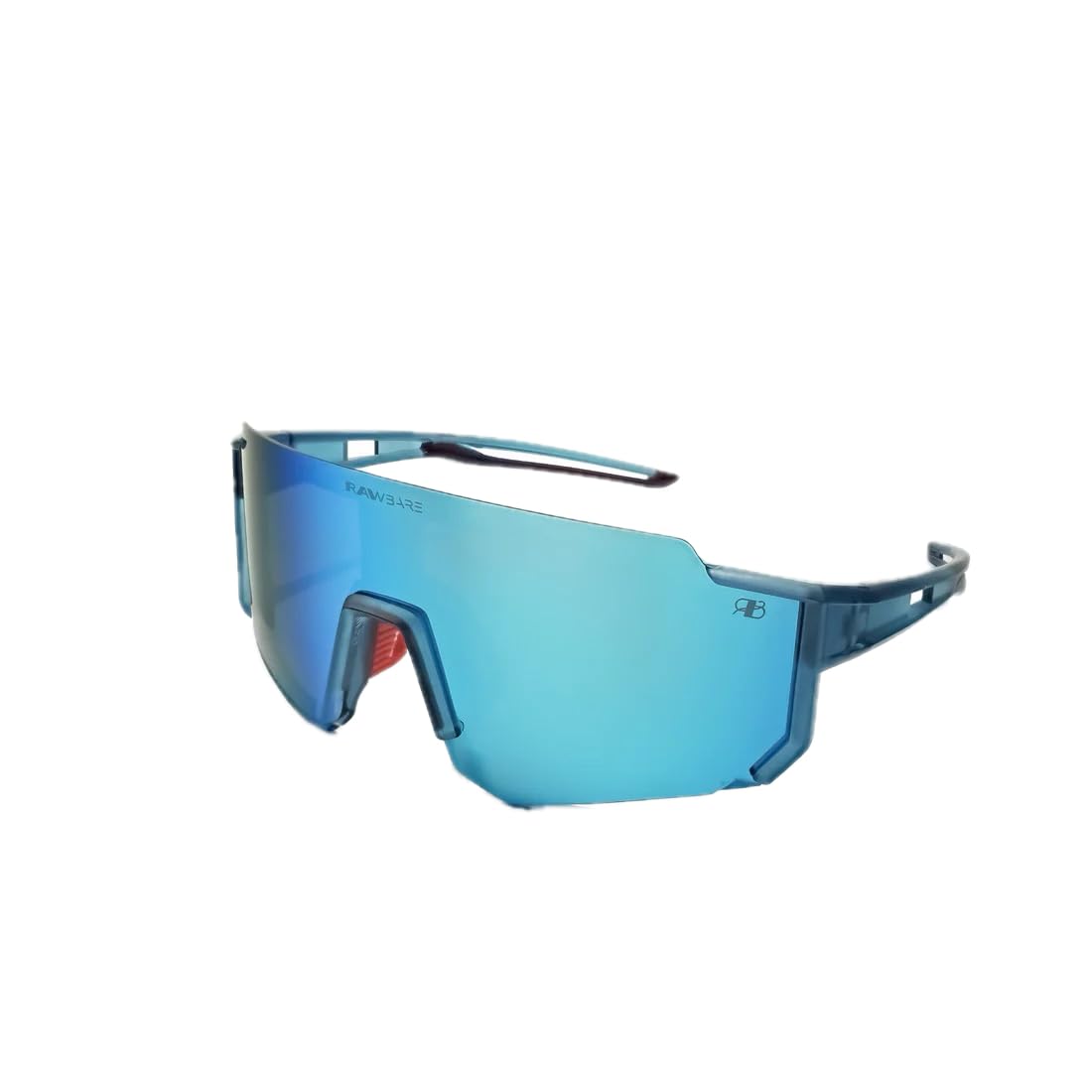 Turbo Sportline Blue Polarized Wrap Around Sunglasses for Men & Women UV400 Protection Lightweight Sports Cycling Driving Running Goggles Impact Resistant Lens Unisex-image-14