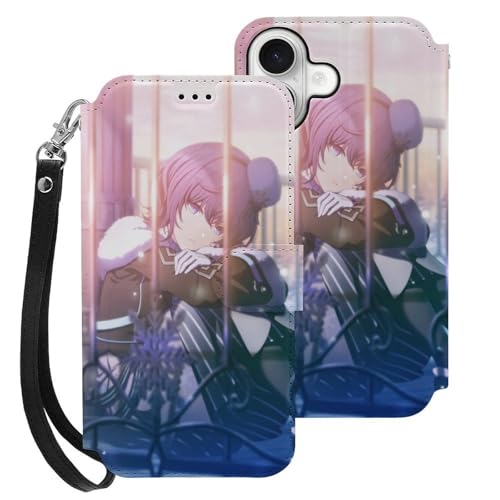 iPhone 16 ��p�P�[�X �蒠�^ ���킢���A�j���� Vtuber ����ނ܂ӂ� �X�}�z�P�[�X �y�Ռ��z������TPU�f�� �S�ʕی�z ���z�^ IPhone��p�P�[�X/�J�o�[ �D/�J�[�h���[ ���u��/�X�^���h�@�\ �y�� �ϏՌ� �����h�~ ���h�~ �g�уJ�o