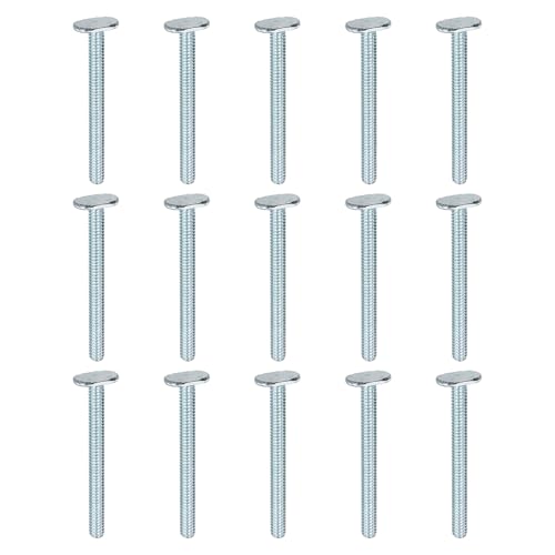 Vis de rail en T 6,3 mm argent pour gabarit de perçage et sciage