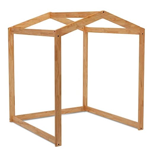 Delta Children Homestead Wood Indoor Playhouse - Greenguard Gold Certified, Natural