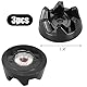 3 x Kupplung 9704230, Kupplung Mitnehmer, Blender Rubber Coupler Mit Schlüssel Kompatibel mit KitchenAid Modellen KSB52, KSB5, 5KSB52, 5KSB5