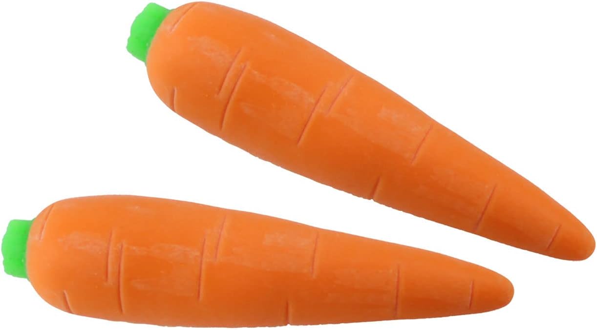 Curious Minds Busy Bags 2 Squishy Sand-Filled Carrot - Moldable Sensory, Stress, Squeeze Fidget Toy ADHD Special Needs Soothing Food OT Toy