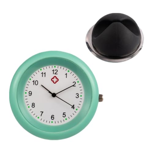 Reloj de pecho para enfermeras con clip de sujeción y cronógrafo macarrón