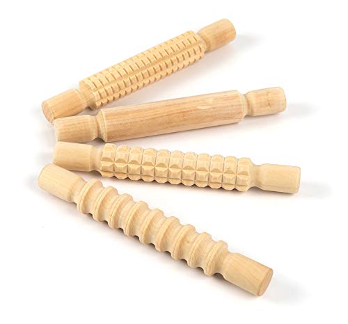 textured rolling pins for modelling