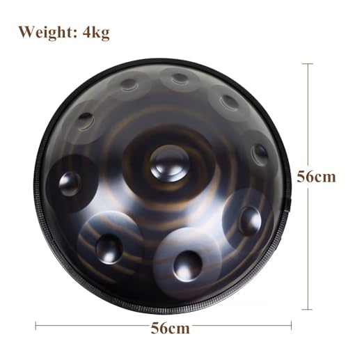Handpan ORANGES 10 Notas 432Hz Instrumento de Acero miniatura 7