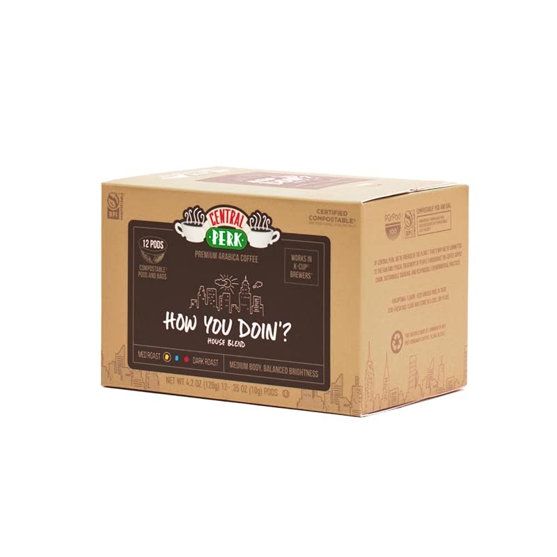 Miniatura 3 de Central Perk Cápsulas de café de una sola porción, compatibles con cafeteras Keurig 2.0 K-Cup, café tostado medio "How You Doin'" 100% café arábica
