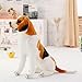 Produktbild DACASO Große Größe Beagle Spielzeug Stofftiere Kinder Plüsch Haustiere Kinder Geburtstag Geschenke niedliches Plüschtier Kissen 60cm B