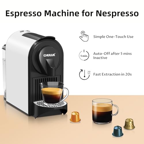 CHULUX-Bafe-Pro-Espresso-Machine-Mini-Espresso-Machine-for-Nespresso-Original-Capsules-Single-Serve-Coffee-Machine-for-Home-Espresso-Lungo-Maker-Italian-ODE-20-Bar-Pump-Silver-Drip-Tray CHULUX Bafe Pro Espresso Machine Mini Espresso Machine for Nespresso Original Capsules Single Serve Coffee Machine for Home Espresso Lungo Maker Italian ODE 20 Bar Pump Silver Drip Tray