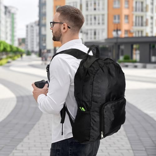 Image of Sherr 10 Pack 17 inch Classic Backpacks in Bulk Foldable Lightweight Back Packs Basic Classic bags for Travel (Multicolor)