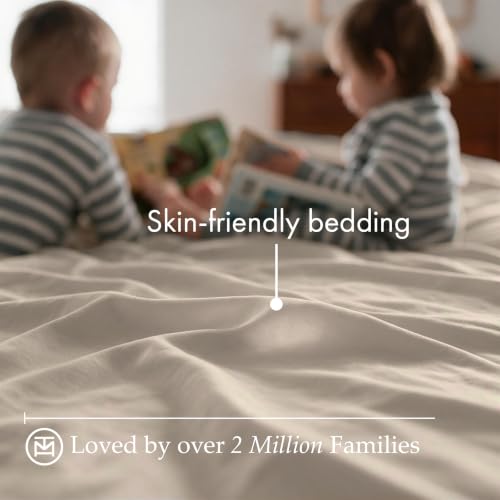 Image of Threadmill 600 Thread Count Cotton Twin XL Sheet Set, Sateen, Taupe