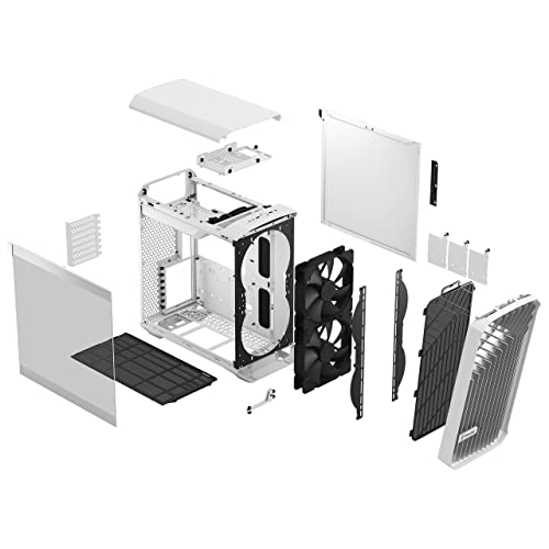 Torrent Compact White Computer Case TG Tempered Glass Clear - Case PC - Immagine 22
