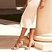 DREAM PAIRS Womens NILE Fashion Stilettos Open Toe Pump Heel Sandal, Nude - 8.5