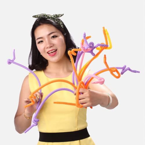 30 pitillos coloridos flexibles para beber 19 cm miniatura 5