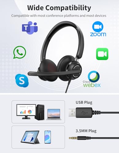 Casque micro antibruit pour éliminer les distractions en visioconférence