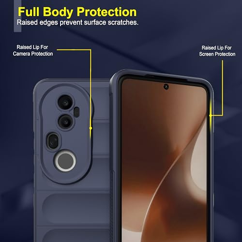 Image of Zapcase Back Case Cover for Vivo T4 Ultra 5G | Compatible for Vivo T4 Ultra 5G Back Cover | Liquid Silicon Magic Case with Camera Protection | Sapphire