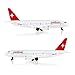 HANGHANG 1/400 Swiss Plastic Airplane Model Suitable for Collections and Display