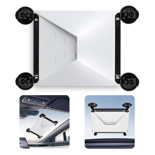 Dyvio Starlink Mini Suction Cup Mount, Starlink Mini Mount for Car Sunroofs or Windows, Strong Suction for Stable Satellite Signal in RVs, Boats, Road Trips, Starlink Mini Accessories