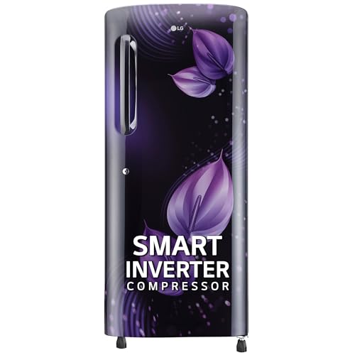 Image of LG 224 L 4 Star Inverter Direct-Cool Single Door Refrigerator Appliance (GL-B241APVY, Purple Victoria, Moist 'N' Fresh)