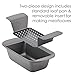 Rachael Ray Bakeware Meatloaf/Nonstick Baking Loaf Pan with Insert, 9 Inch x 5 Inch, Gray