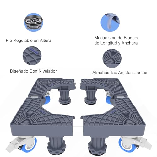 Accesorios De Cocina, Home Improvement ruedas refrigerador Marca QILOFU (2)