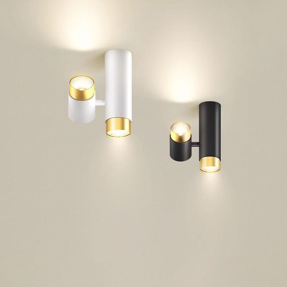 Faretti da incasso nordici a superficie, luci da corridoio moderne e semplici, plafoniere per corridoi, illuminazione per balconi, plafoniere a LED per la casa, faretti,White-Neutral light 4000K