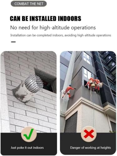 Image of 2 PCS 304 Stainless Steel Drain Pipe Bird Guard, Adjustable Anti Bird Nest Pipe Cover, Plug-in Vent Pipe Protector for Balcony, Outdoor Drain, Exhaust Pipe & Wall Pipe, Rust Resistant Drain Mesh Guard