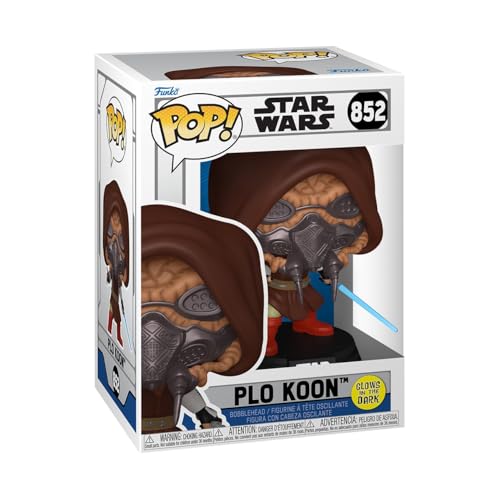 Funko POP! Star Wars: Clone Wars - Plo Koon - Glow in the Dark - Sammelbare...