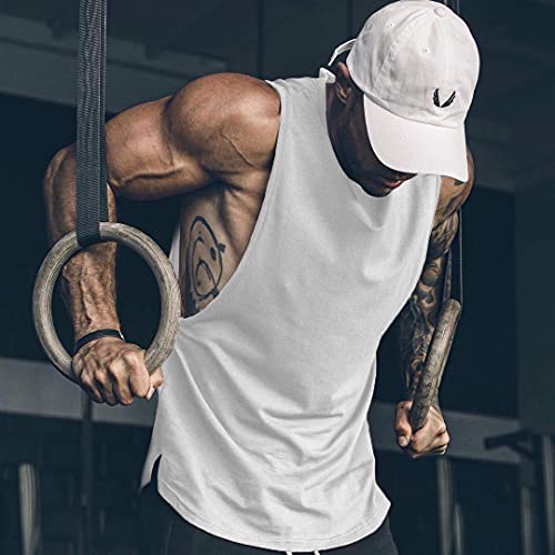 Image of COOFANDY Men Workout Tank Top 2 Pack Gym Bodybuilding Sleeveless Muscle T Shirts