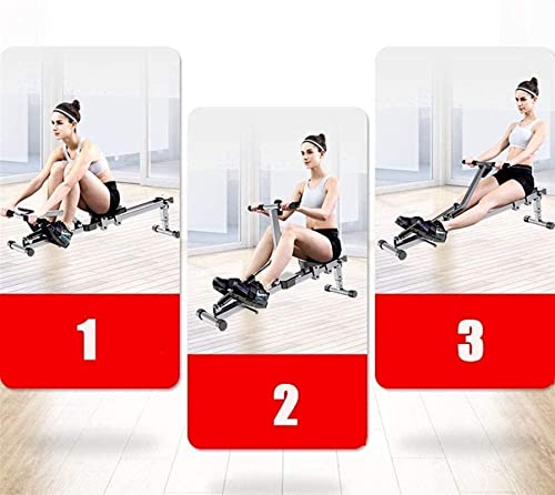 Image of Equipment Home Gym Home Rowing Machine Rowing Machines for Home use Foldable Orbital Rowing Machine LCD Monitor Incline Full Motion 330 lb W